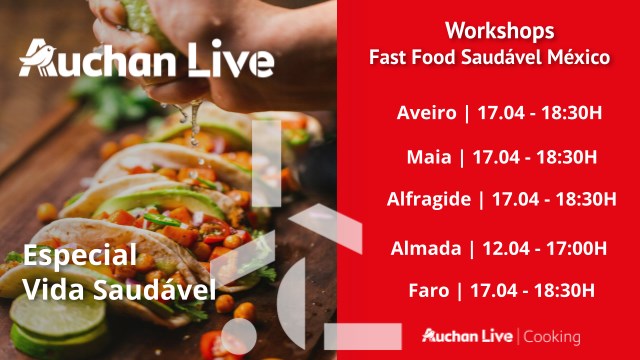 Auchan Abril - Fast Food Saudável México