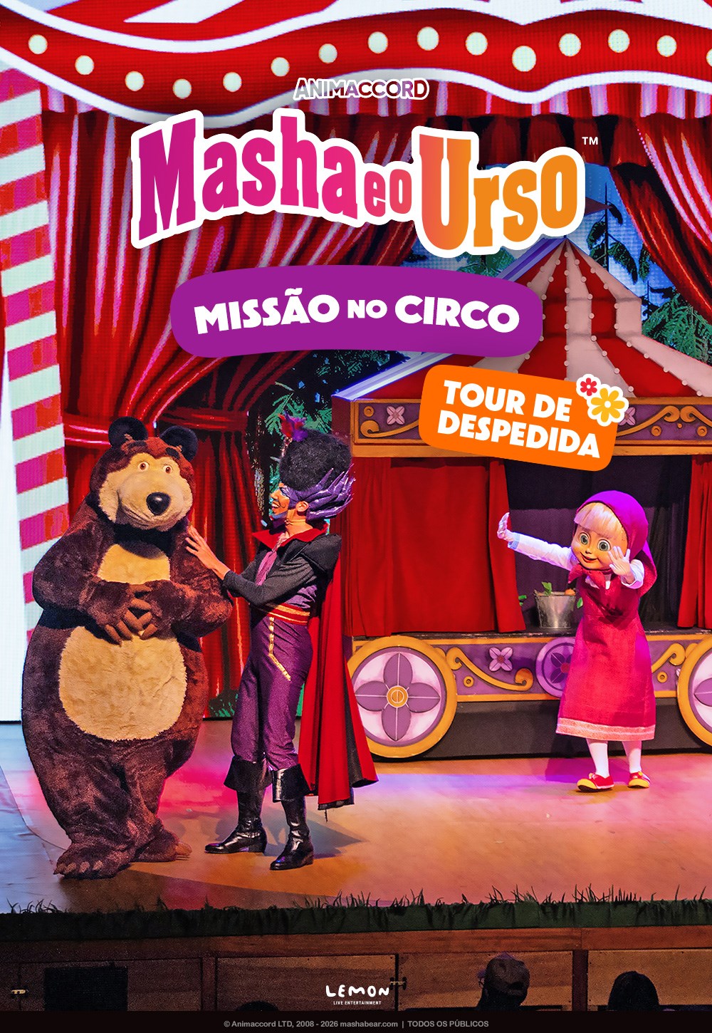 MASHA E O URSO - Missão no Circo