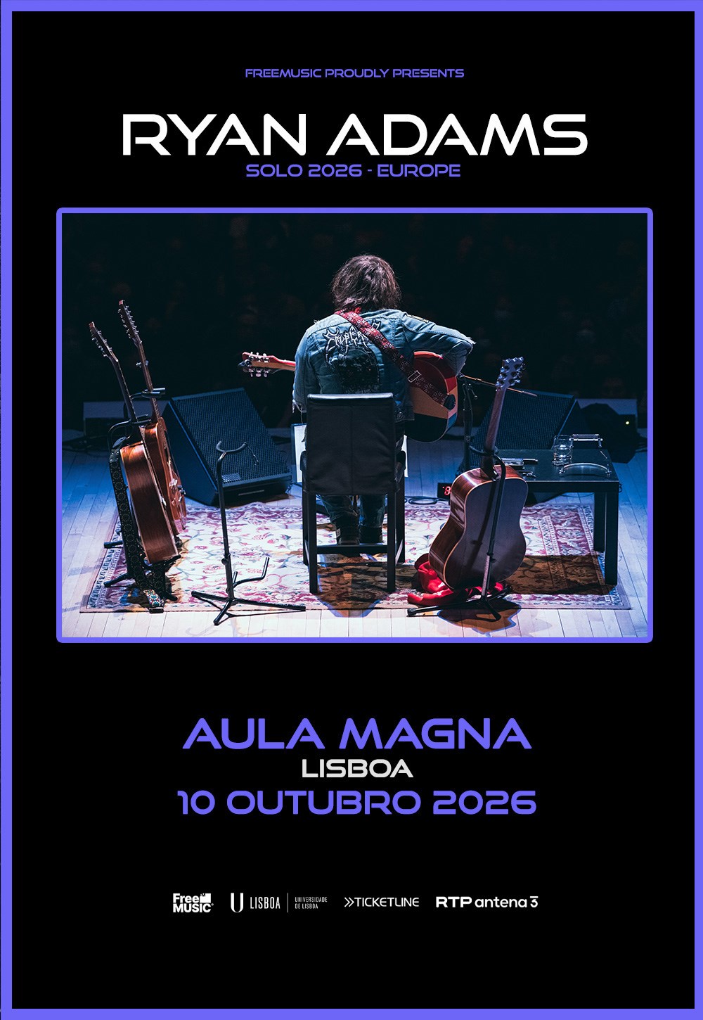 Ryan Adams Returns to Lisbon for an Intimate Concert at Aula Magna