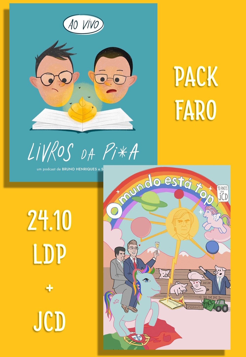 10 ANOS JCD + LIVROS DA PIÇA (PACK FARO)