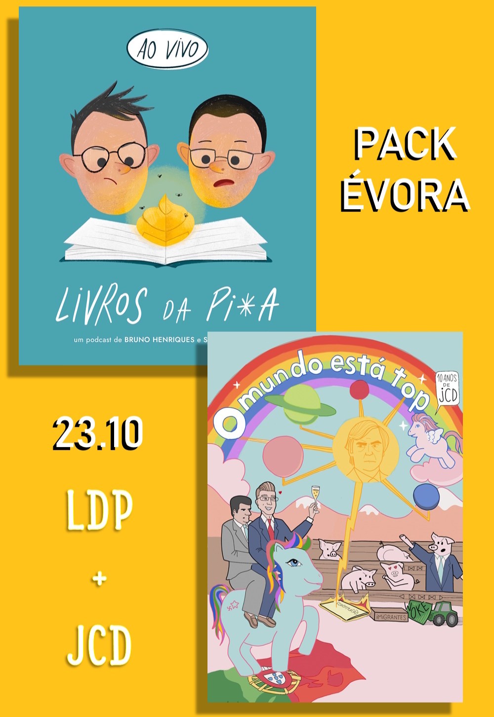 10 ANOS JCD + LIVROS DA PIÇA (PACK ÉVORA)