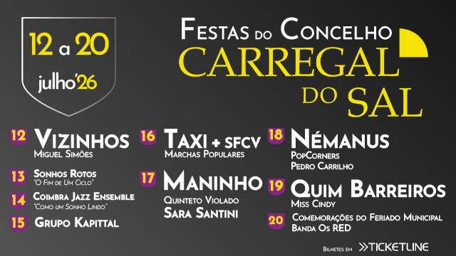 FESTAS DO CONCELHO 2026