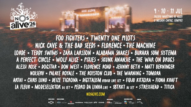 NOS ALIVE'26 - 09, 10 & 11 JULHO