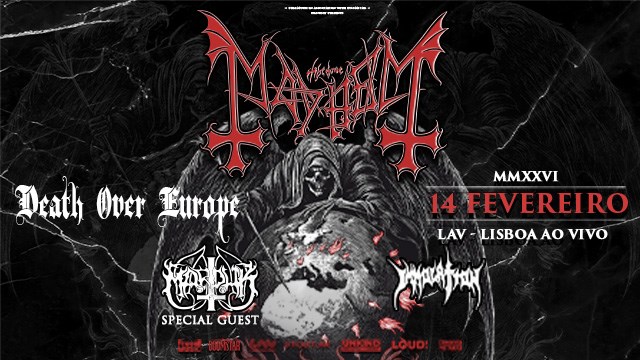 Mayhem +Marduk +Immolation | Death Over Europe '26